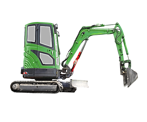 An image of a digger outfitted with a Nativas motor.
